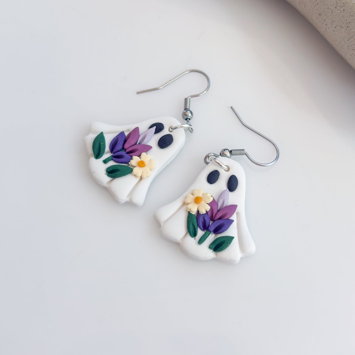 LAVENDER GHOST EARRINGS