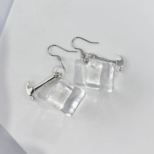 CRUSHED ICE EARRINGS