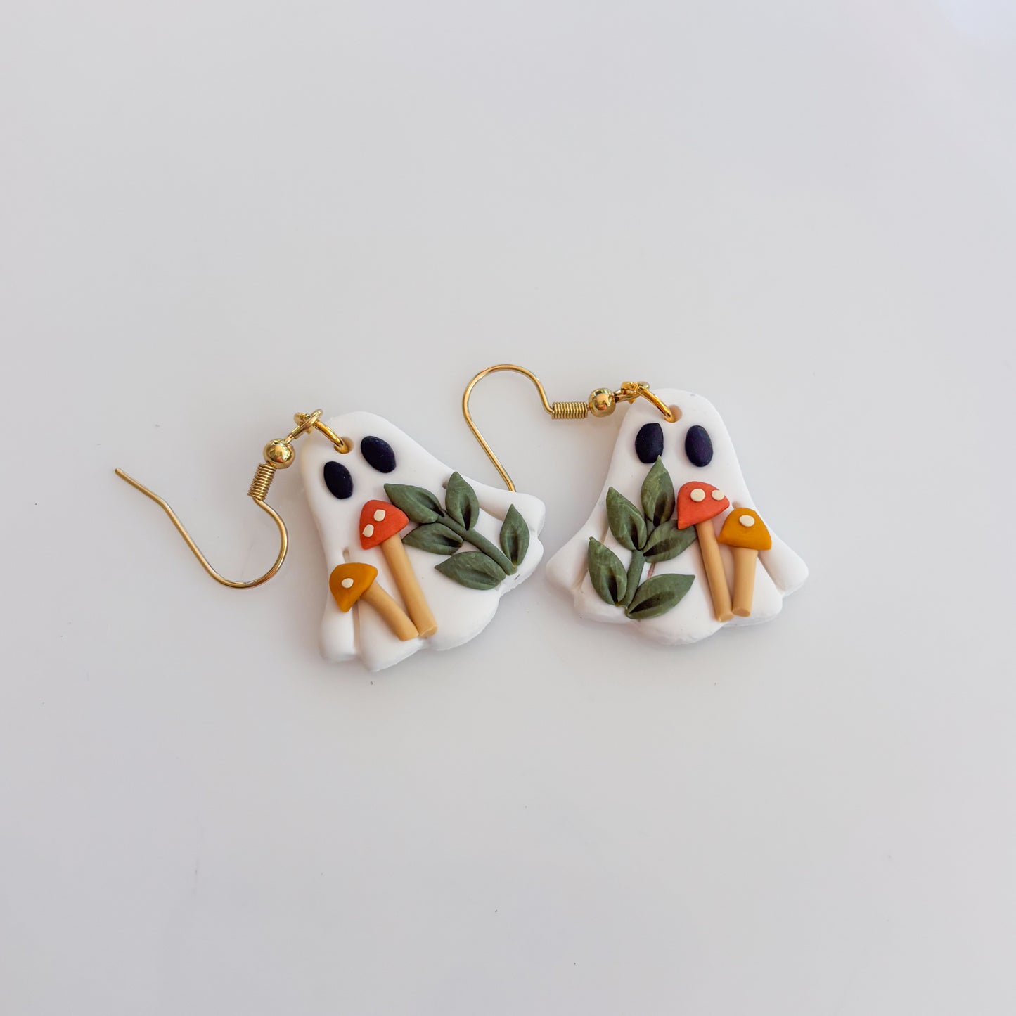 MUSHROOM GHOST EARRINGS