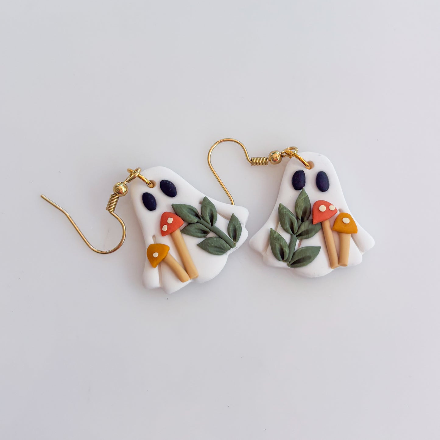 MUSHROOM GHOST EARRINGS