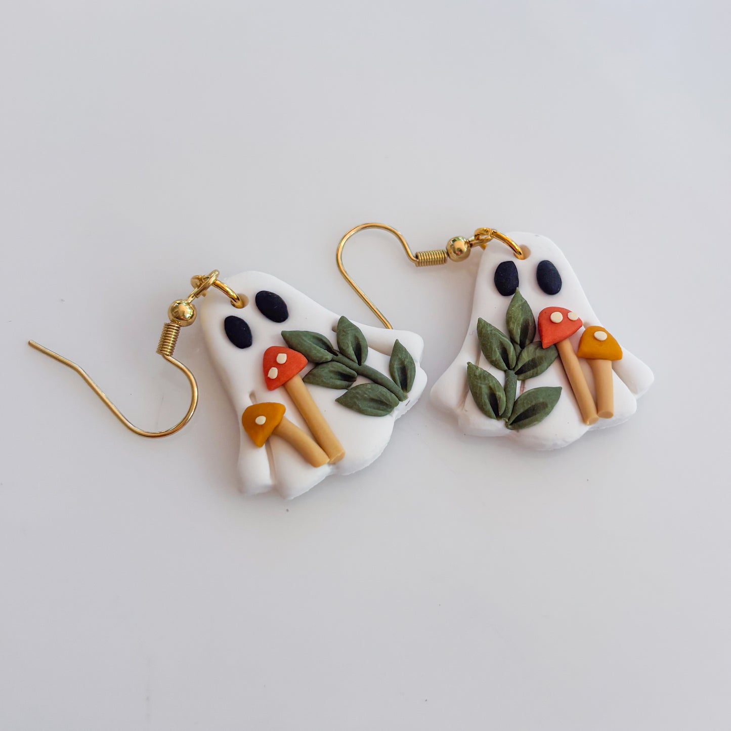 MUSHROOM GHOST EARRINGS