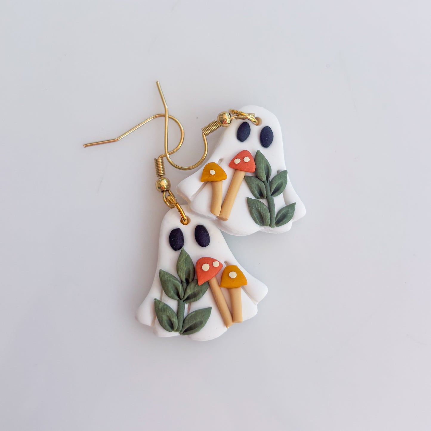 MUSHROOM GHOST EARRINGS