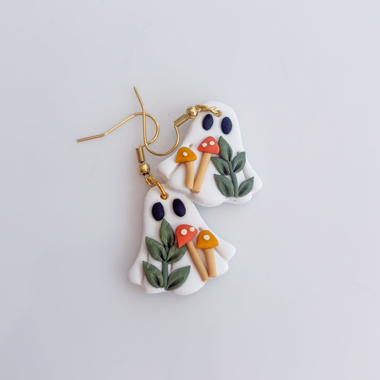 MUSHROOM GHOST EARRINGS
