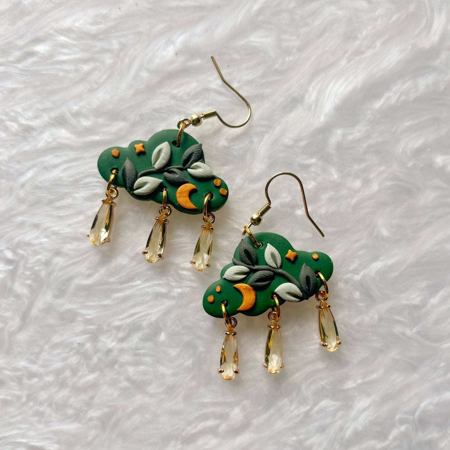 LEAF CLOUD EARRINGS