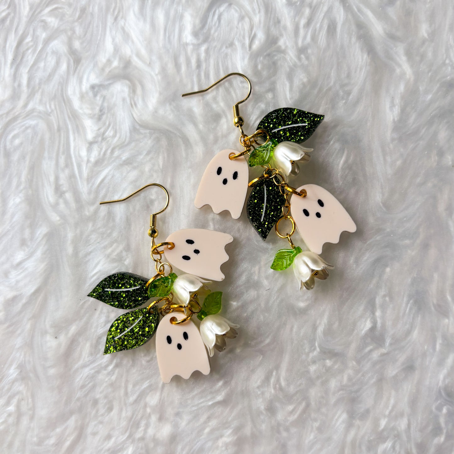 GHOSTS OF THE VALLEY ACRYLIC EARRINGS