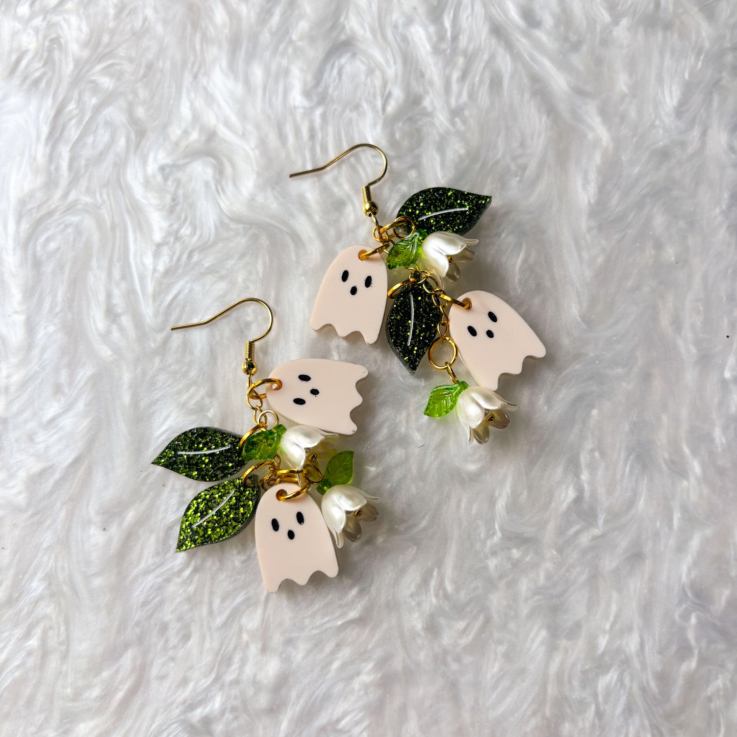 GHOSTS OF THE VALLEY ACRYLIC EARRINGS