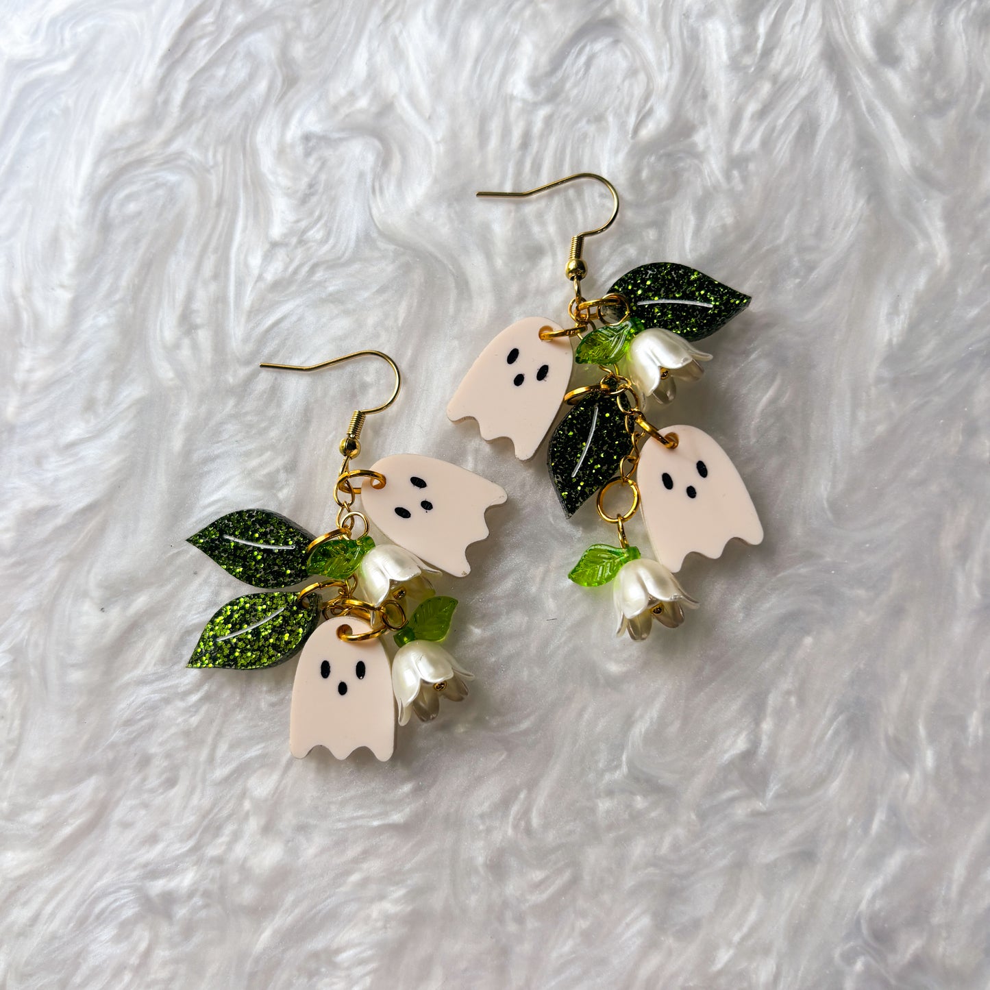 GHOSTS OF THE VALLEY ACRYLIC EARRINGS