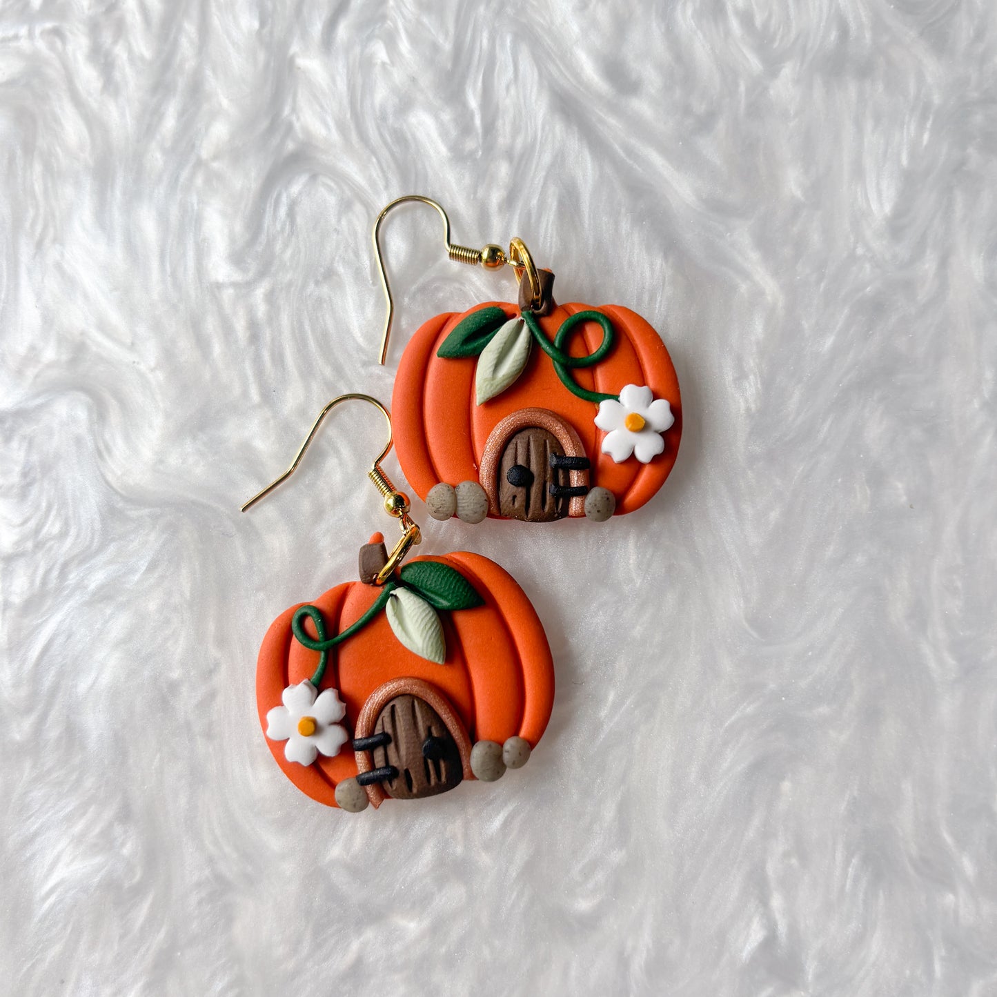PUMPKIN COTTAGE EARRINGS