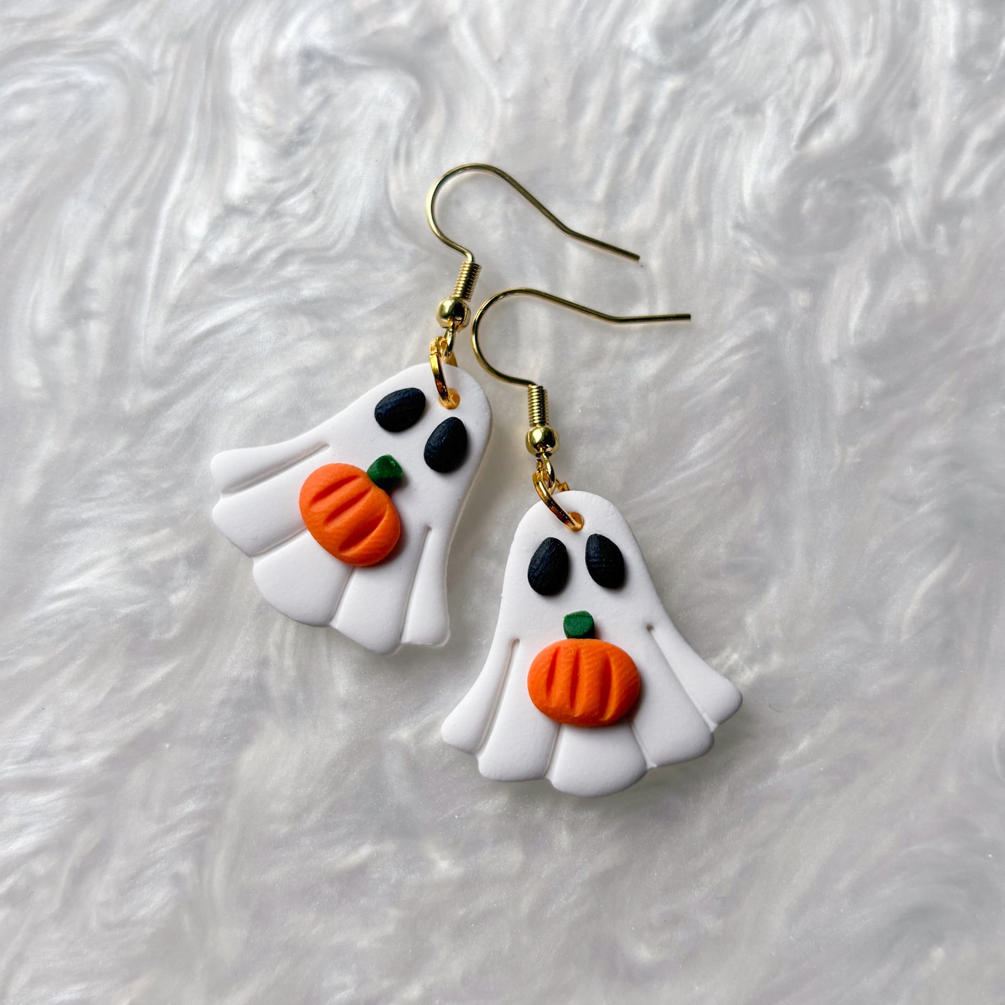PUMPKIN GHOST EARRINGS