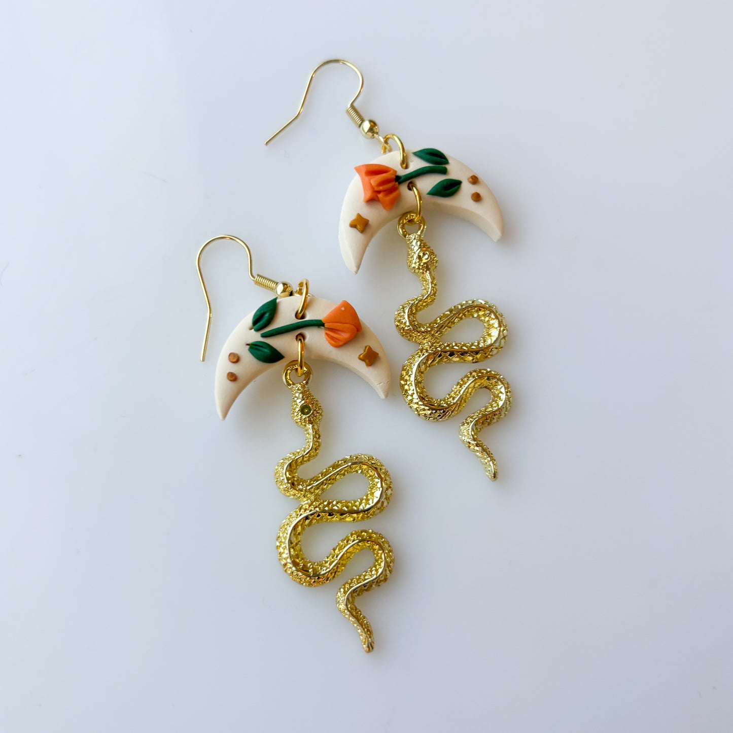 POPPY MOON SNAKE EARRINGS