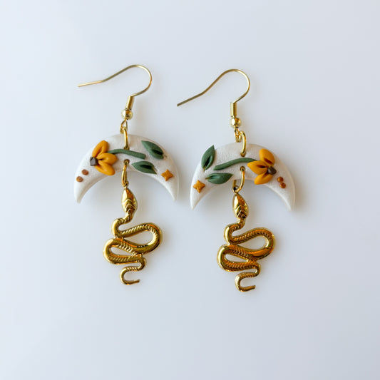 DAISY MOON SNAKE EARRINGS