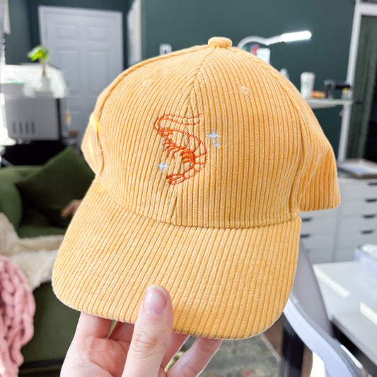 SHRIMP CORDUROY CAP
