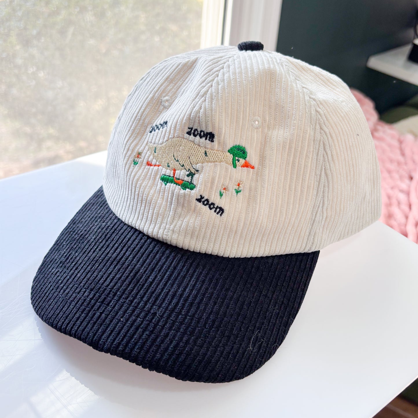 ZOOM ZOOM SKATEBOARDING GOOSE CORDUROY CAP