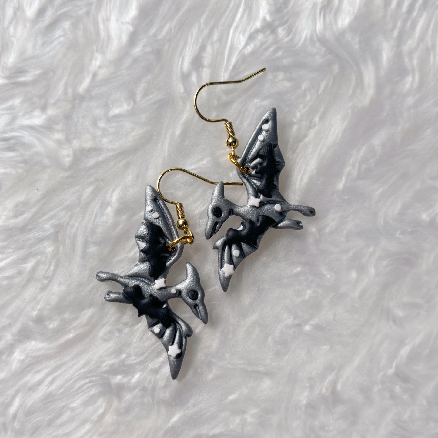 BAT DINO EARRINGS (PTERODACTYL)