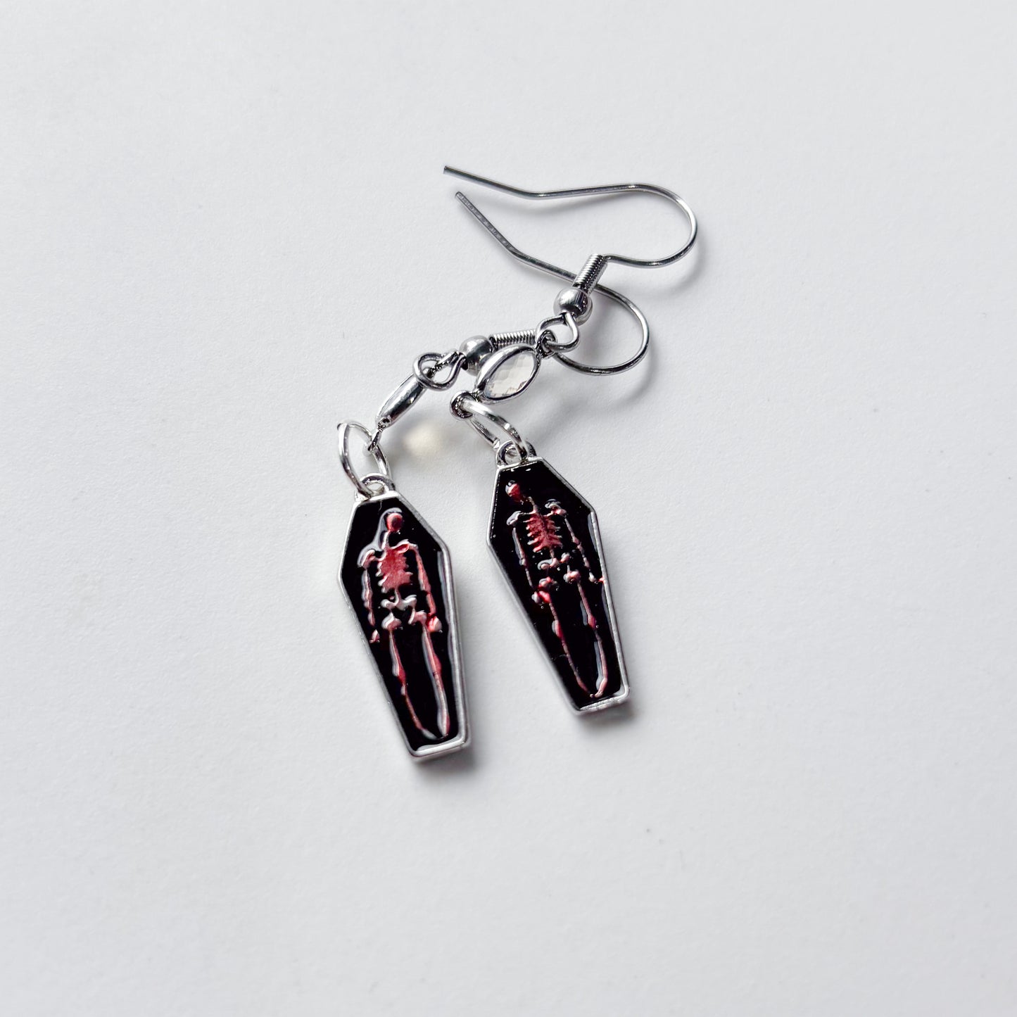 COFFIN CHARM EARRINGS