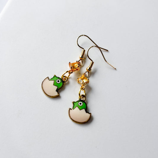 LIL HATCHING BIRD CHARM EARRINGS